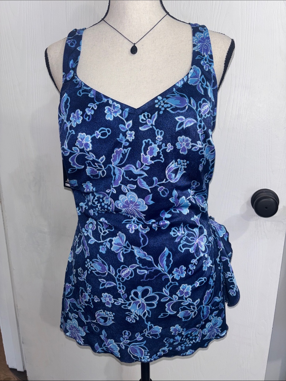 Maxine of Hollywood/One piece skirt swimsuit